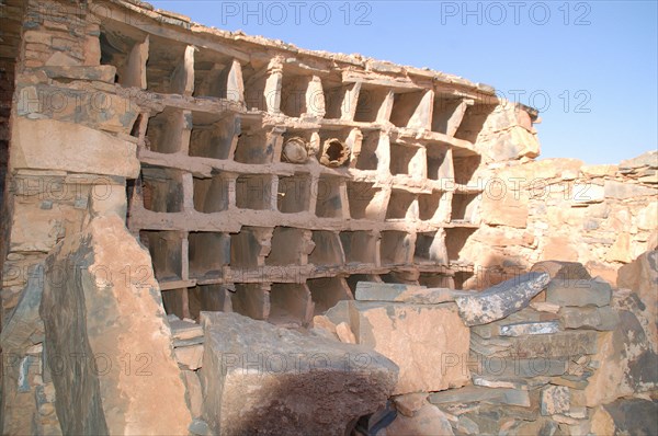 Fortified communal granary in South Morocco. These buildings are known as agadirs.