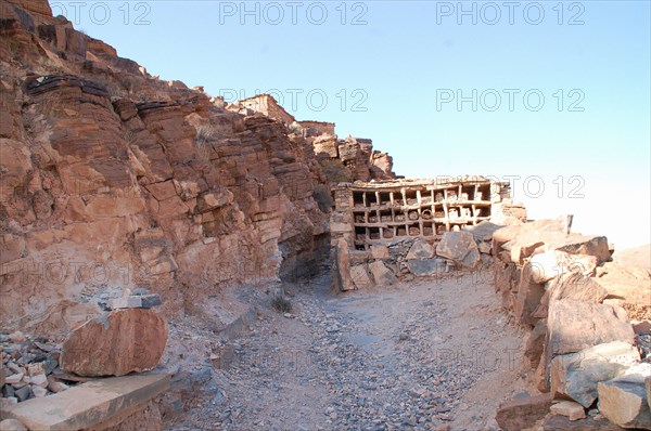 Fortified communal granary in South Morocco. These buildings are known as agadirs.