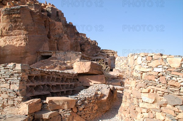 Fortified communal granary in South Morocco. These buildings are known as agadirs.