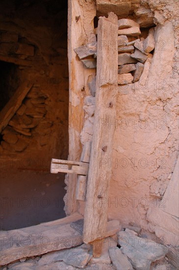 Fortified communal granary in South Morocco. These buildings are known as agadirs.