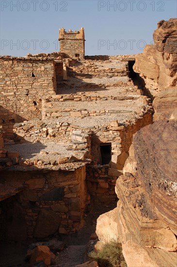 Fortified communal granary in South Morocco. These buildings are known as agadirs.