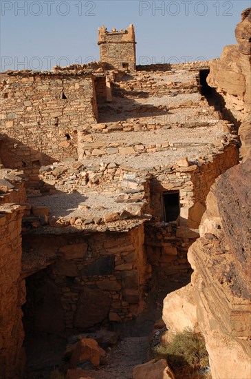 Fortified communal granary in South Morocco. These buildings are known as agadirs.