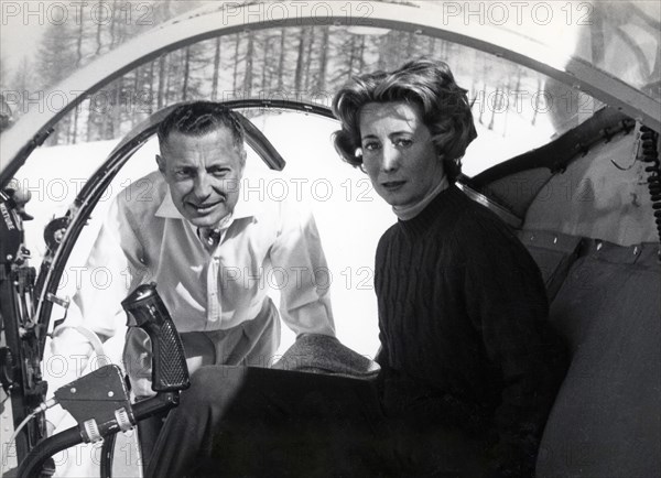 Gianni Agnelli et Christiana Brandolini (sa soeur)