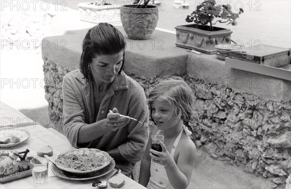 Jackie Kennedy. Eté 1962. Vacances à Ravello (Italie).