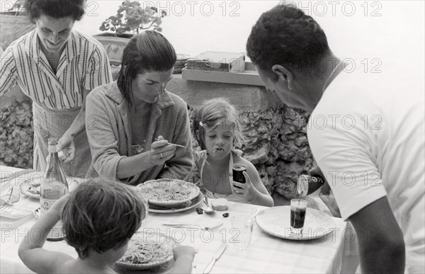 Jackie Kennedy. Summer 1962. Vacation in Ravello (Italy).