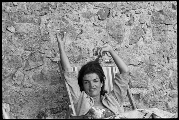 Jackie Kennedy. Eté 1962. Vacances à Ravello (Italie).