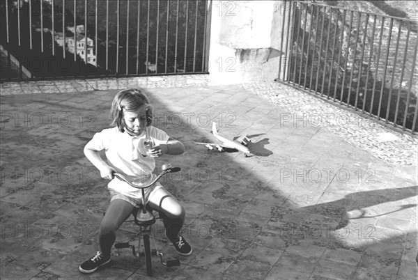 Jackie Kennedy. Eté 1962. Vacances à Ravello (Italie). Caroline