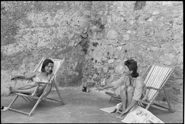 Jackie Kennedy et Lee Radziwill.