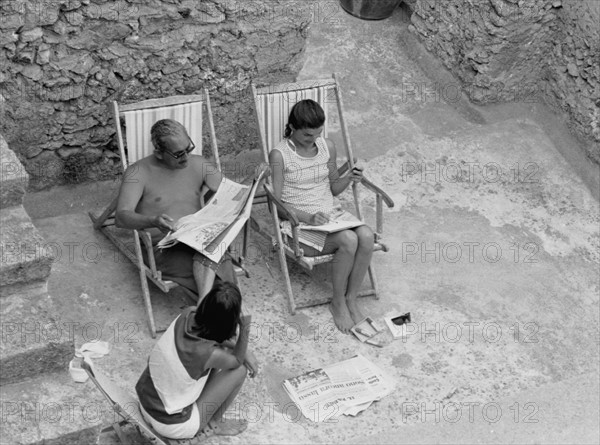 Jackie Kennedy, Stanislas Graziani et Lee Radziwill