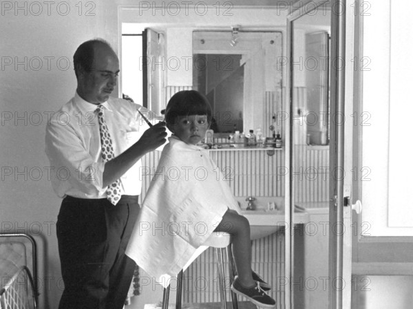 Jackie Kennedy. Eté 1962. Vacances à Ravello (Italie). Lee Radziwill et sa famille