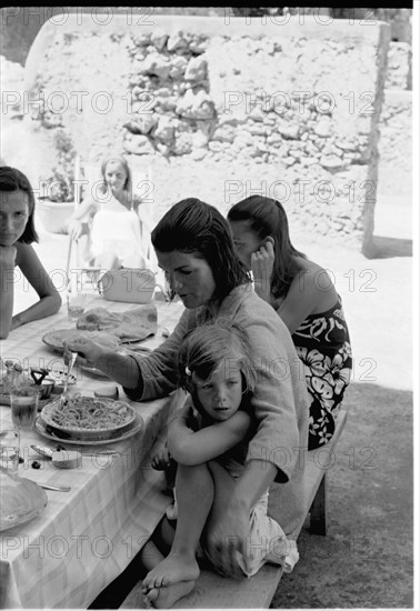 Jackie Kennedy. Eté 1962. Vacances à Ravello (Italie).