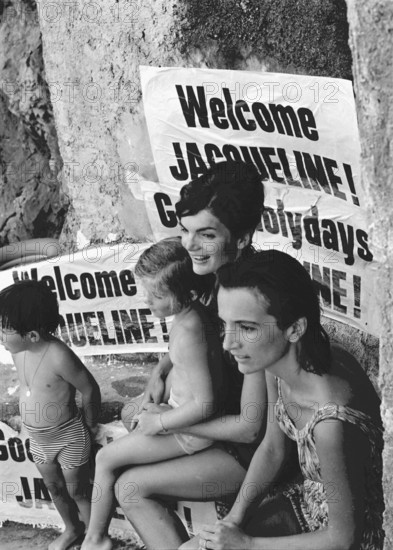 Jackie Kennedy. Summer 1962. Vacation in Ravello (Italy).