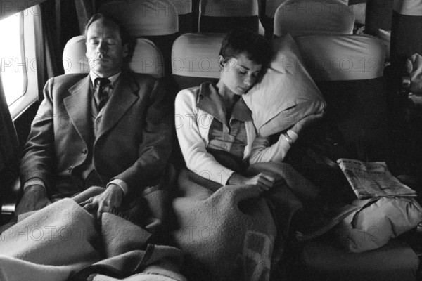 Audrey Hepburn et Mel Ferrer