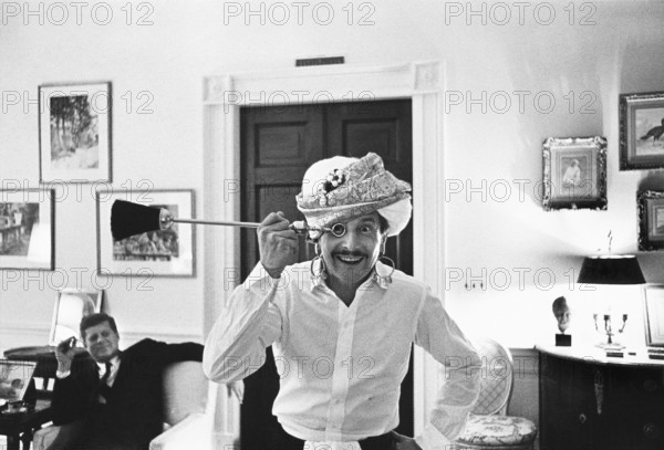 John Kennedy and Oleg Cassini