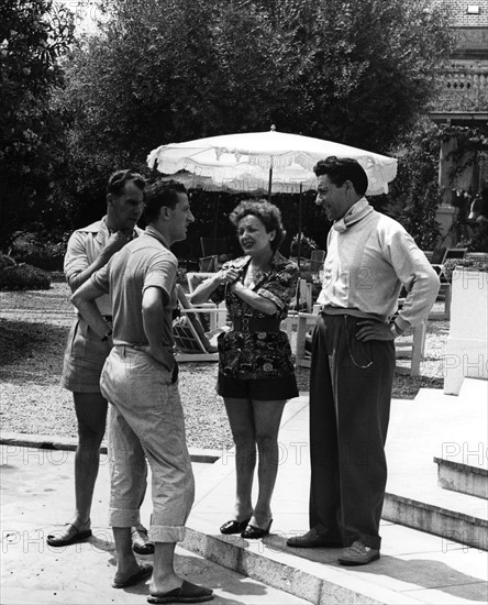 Benno Graziani with Edith Piaf and Jacques Pills