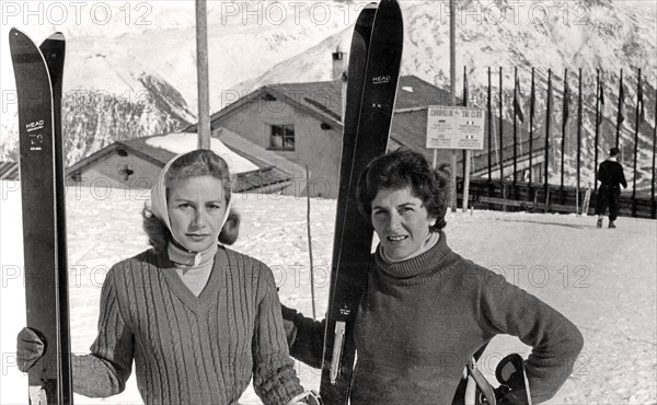 The Livanos sisters, 1957