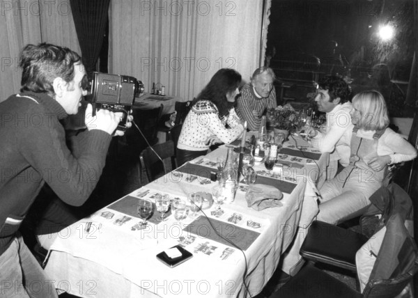 Jackie Kennedy, Benno Graziani, Gilbert Bécaud