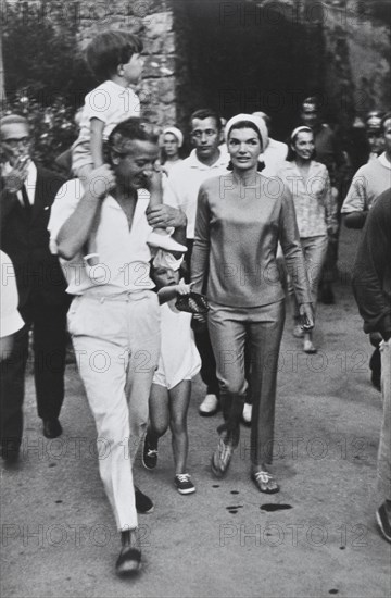 Benno Graziani and Jackie Kennedy, 1962