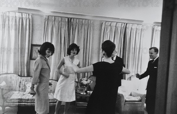 Lee Radziwill and Jackie Kennedy, 1962