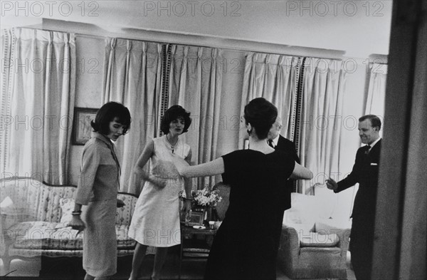 Lee Radziwill and Jackie Kennedy, 1962