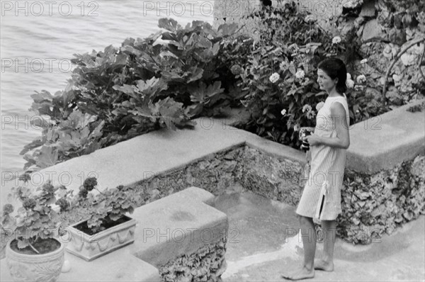 Jackie Kennedy. Ravello. 1962