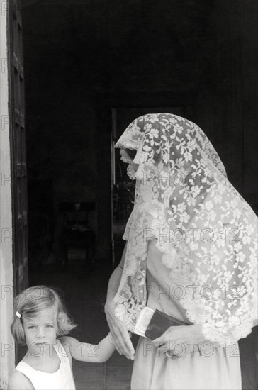 Jackie Kennedy et Caroline à Ravello