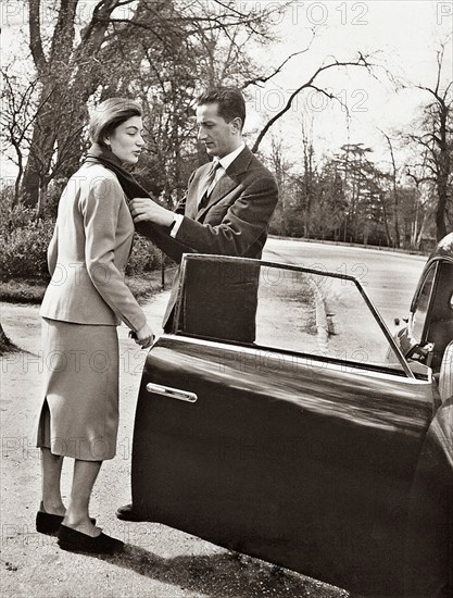 Anouk Aimée et Benno Graziani