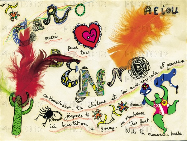 Niki de Saint-Phalle. Dédicace.