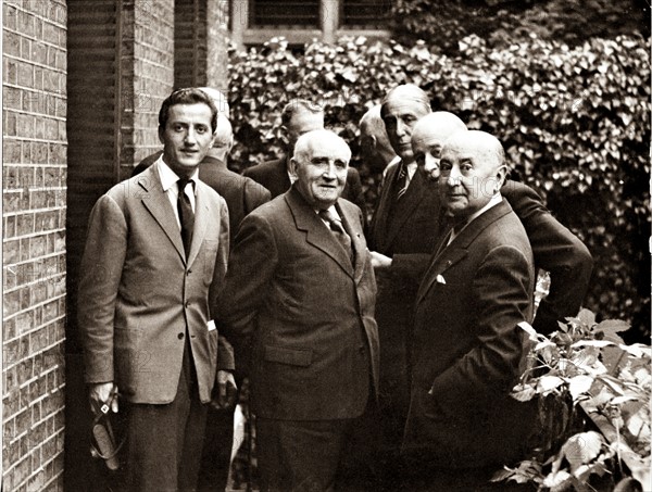 Graziani, André François-Poncet, Paul Claudel, Henri Mondor, Maurice Garçon