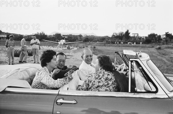 King Paul of Greece, Queen Juliana of Holland, Prince Bernard de Lippe, Queen Frederika