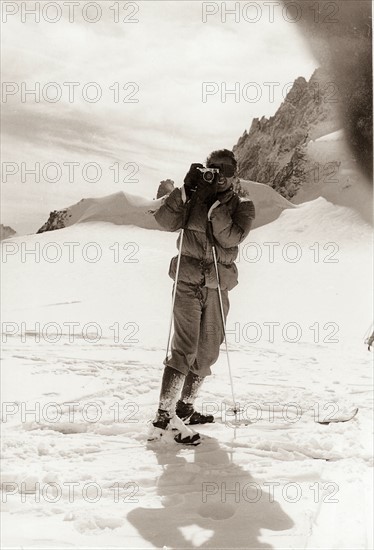 che chamonix octobre 1958