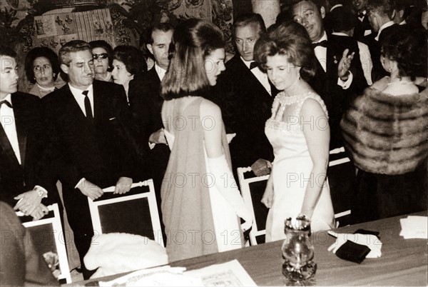 Jackie Kennedy et la duchesse d'Albe