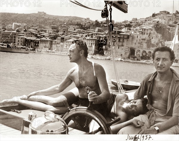 Gianni Agnelli et Benno Graziani