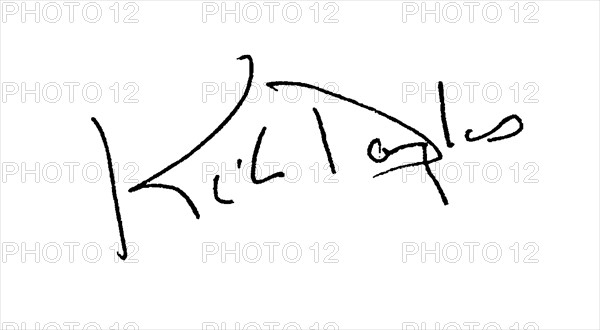 Kirk Douglas - signature