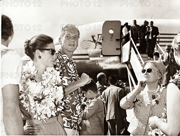 nicole gerard blitz inauguration club med tahiti 1960