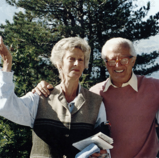 Marella Agnelli and Benno Graziani