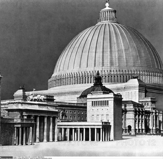 Maquette de dôme pour Berlin, 1939