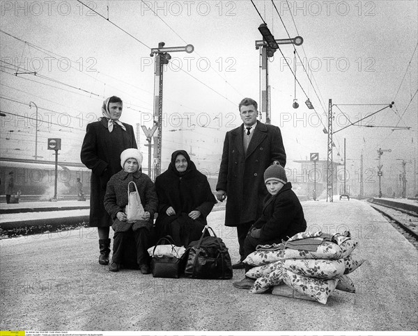 Emigrant family from Eastern Europe, 1965