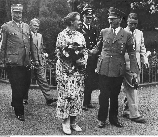 Adolf Hitler with Winifred Wagner, 1937