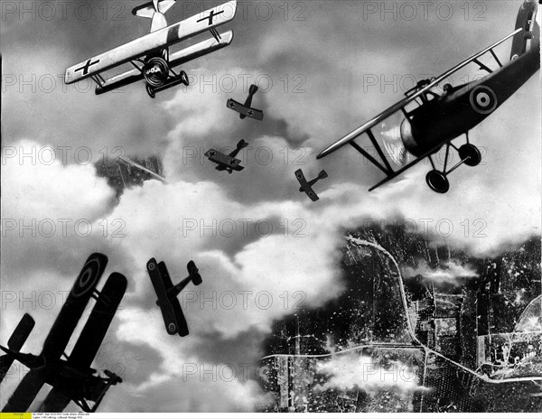 Combat aérien, 1918