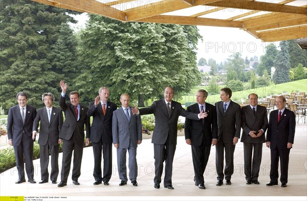 Sommet G7-G8 à Evian, en 2003