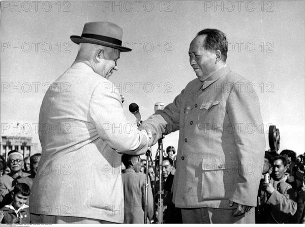 Khrouchtchev et Mao Tse-Toung