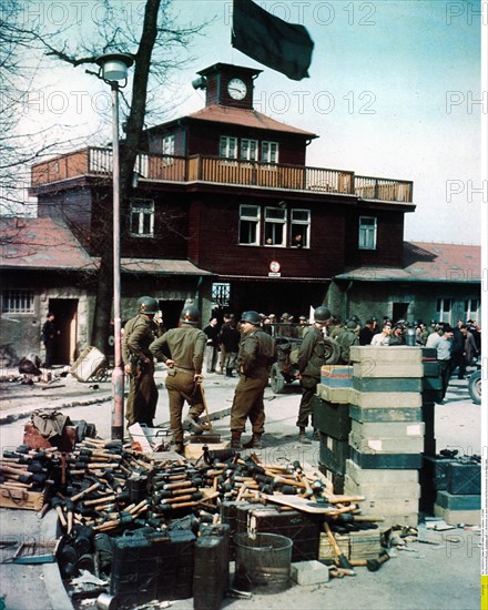 Liberation of Buchenwald concentration camp, 1945