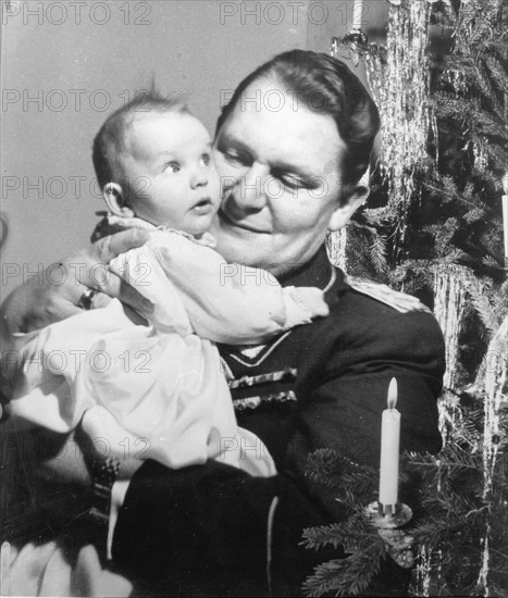 Hermann Göring et sa fille Edda, 1938