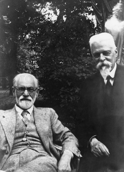 Sigmund Freud et Oscar Rie