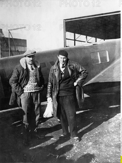 Jean Mermoz à l'aeroport d'Oran