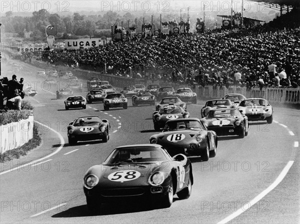 Départ des 24 heures du Mans, 1964