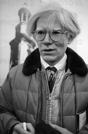 Andy Warhol, juillet 1984