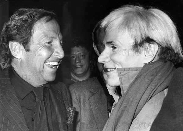 Robert Rauschenberg et Andy Warhol, 1982