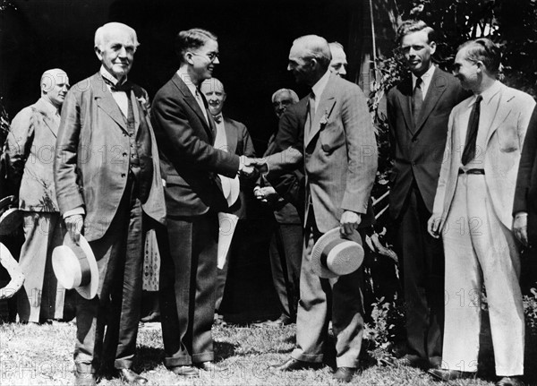 Edison, Huston, Ford et Lindbergh, 1929